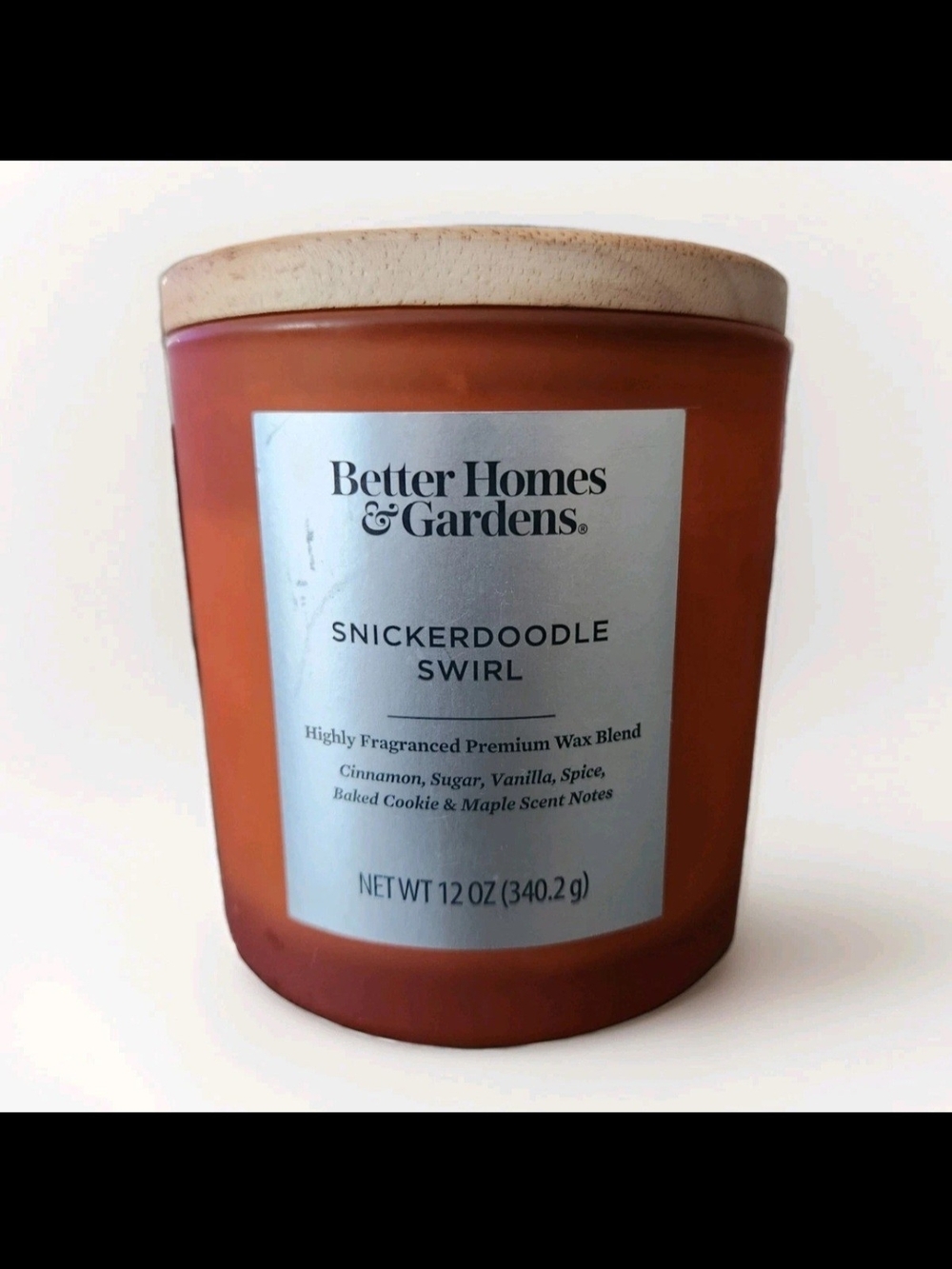 Better Homes And Gardens Orange Snickerdoodle Swirl Scented Candle